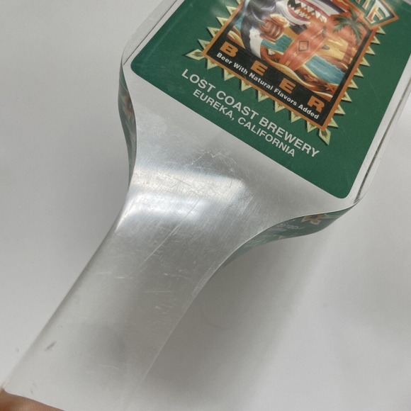 Lost Coast Brewery Great White ACRYLIC Beer Tap‎ 10" SHARK Eureka, CA - Picture 9 of 12